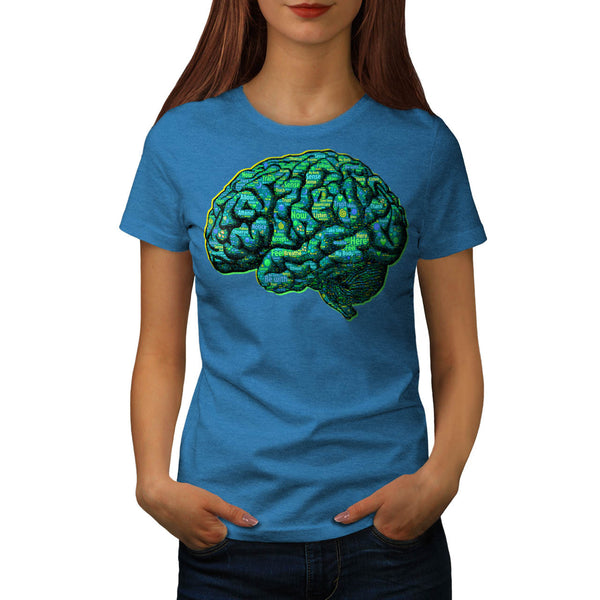 Human Brain Scan Womens T-Shirt