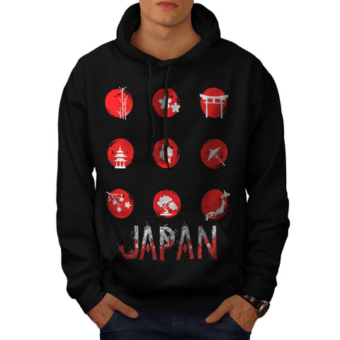 Japan Style Symbol Mens Hoodie