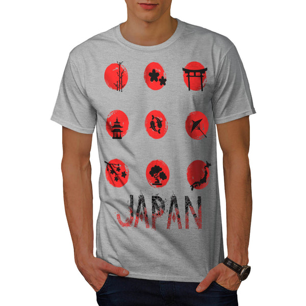 Japan Style Symbol Mens T-Shirt