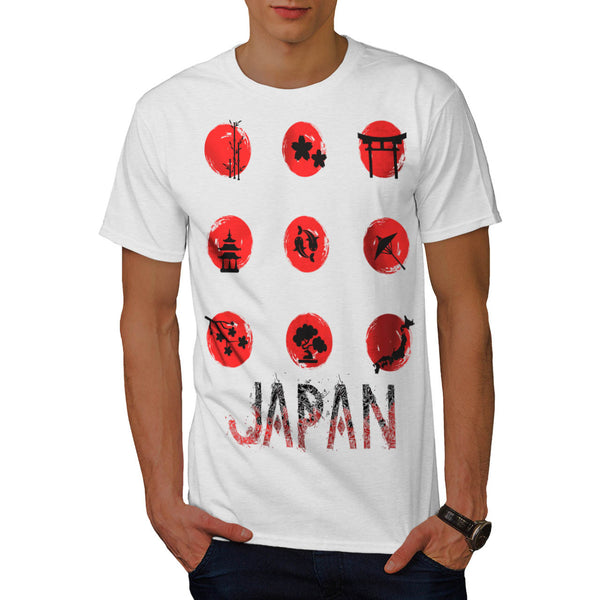 Japan Style Symbol Mens T-Shirt