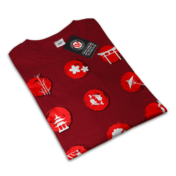 Japan Style Symbol Mens T-Shirt