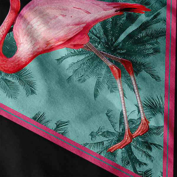 Flamingo Palm Beach Mens Long Sleeve T-Shirt
