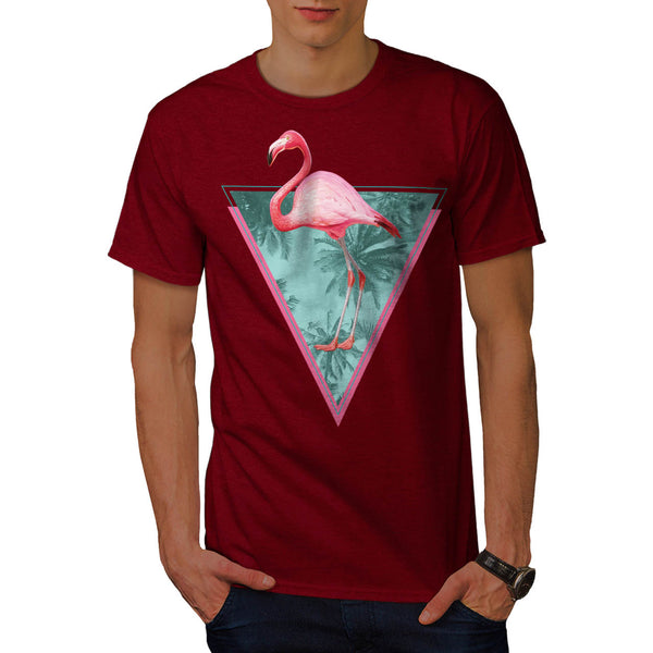 Flamingo Palm Beach Mens T-Shirt