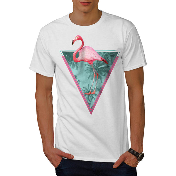 Flamingo Palm Beach Mens T-Shirt