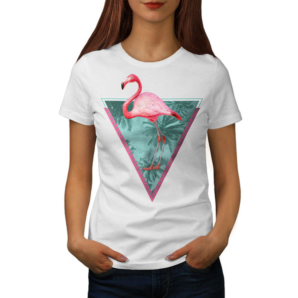 Flamingo Palm Beach Womens T-Shirt