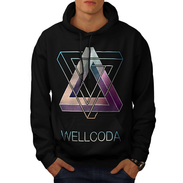 Triangle Prism Style Mens Hoodie