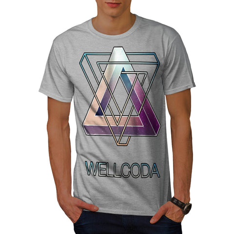 Triangle Prism Style Mens T-Shirt