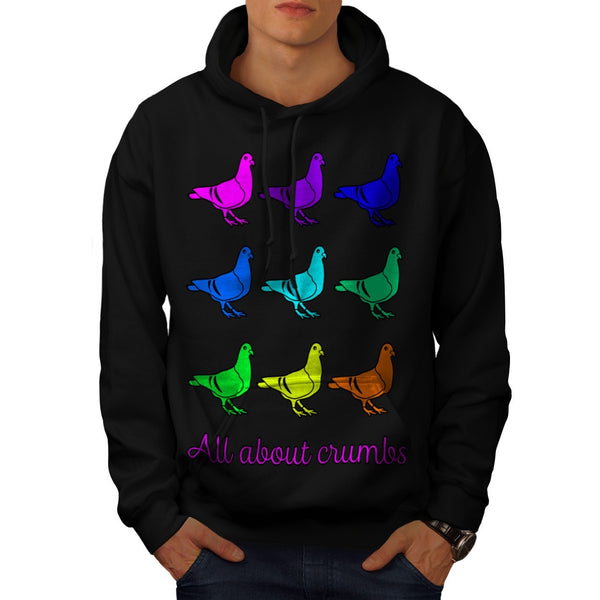 All About Crumb Fun Mens Hoodie