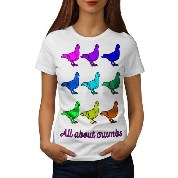 All About Crumb Fun Womens T-Shirt