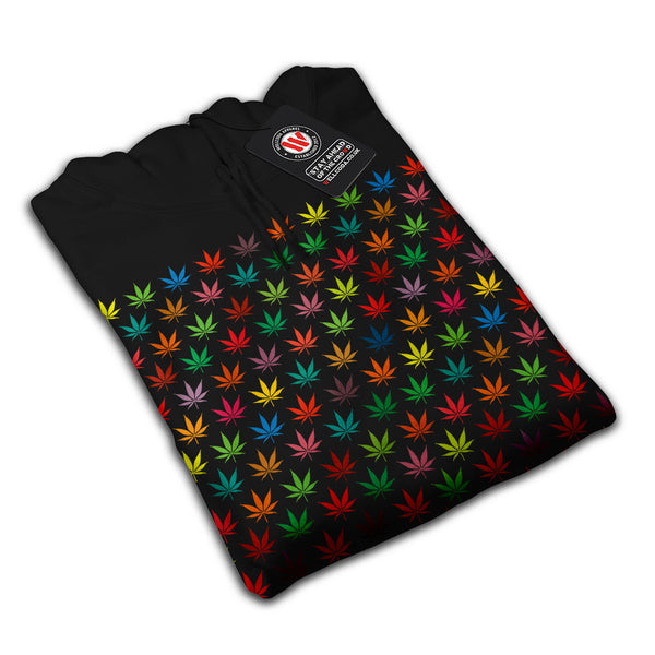 Multiple Leaf Hemp Mens Hoodie