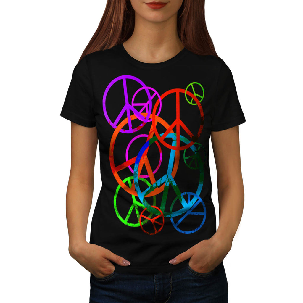 Peace And Love Only Womens T-Shirt
