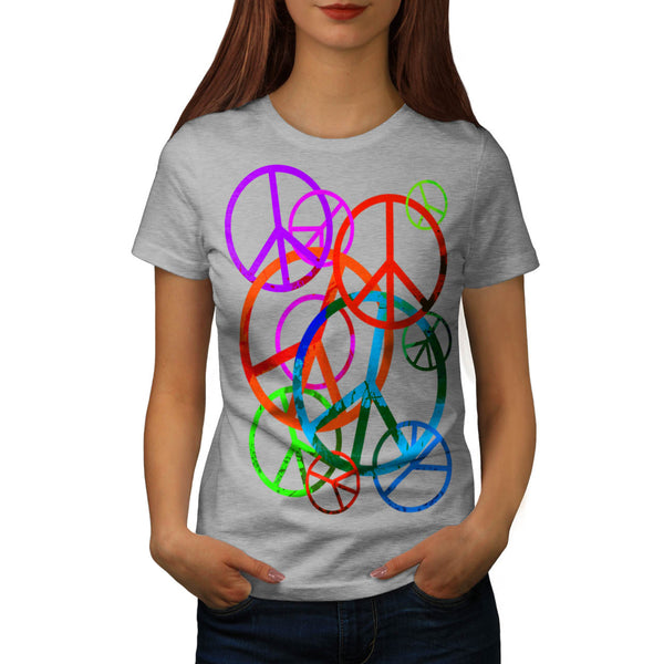 Peace And Love Only Womens T-Shirt