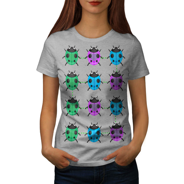 Multiple Ladybird Womens T-Shirt