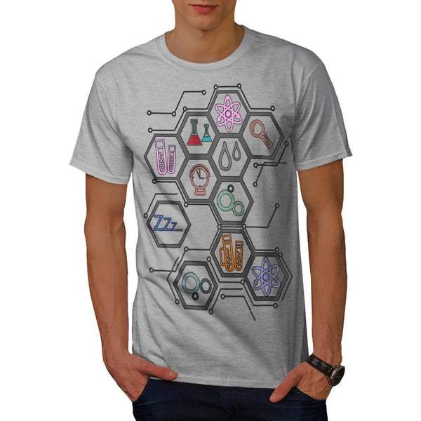 Science Love Print Mens T-Shirt