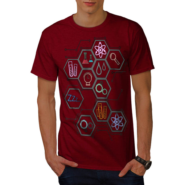 Science Love Print Mens T-Shirt