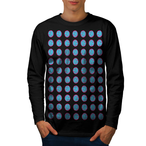 Multiple Volleyball Mens Long Sleeve T-Shirt