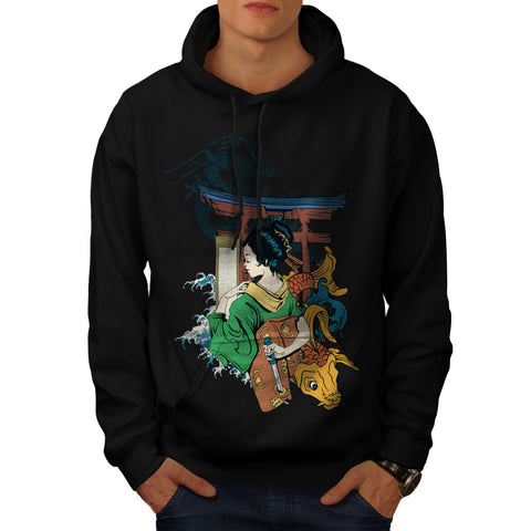 Japan Lady Style Mens Hoodie