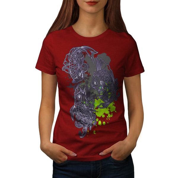 Ornamental Fish Art Womens T-Shirt