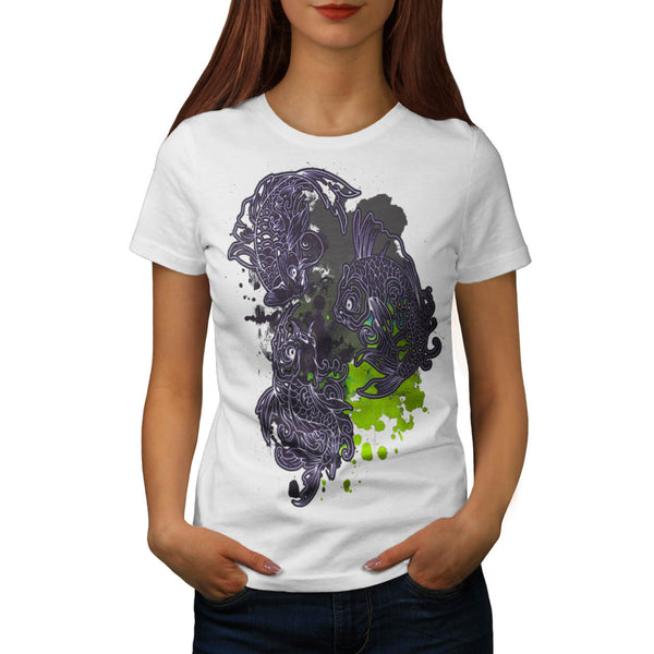 Ornamental Fish Art Womens T-Shirt