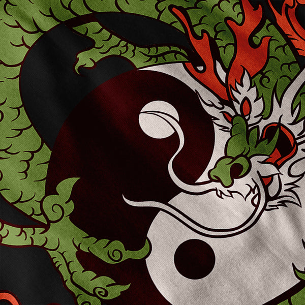 Dragon Yin Yang Art Mens Long Sleeve T-Shirt
