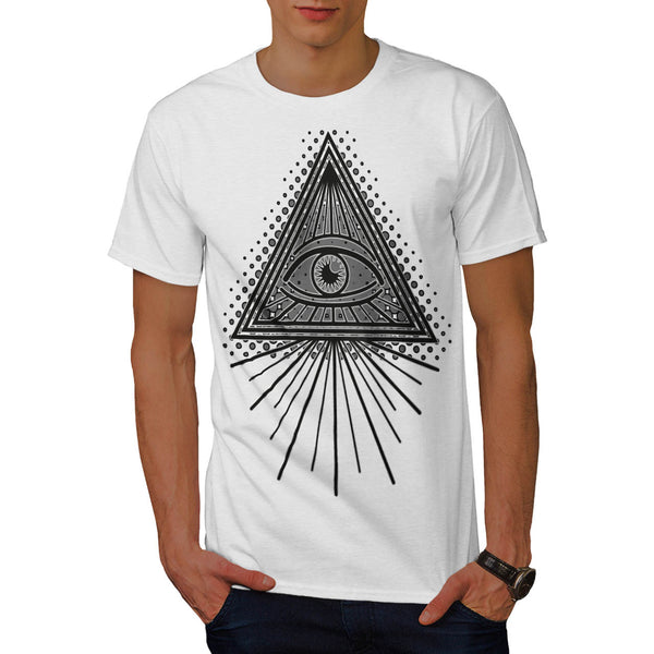 Illuminati Eye Art Mens T-Shirt