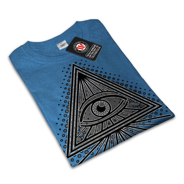 Illuminati Eye Art Mens T-Shirt