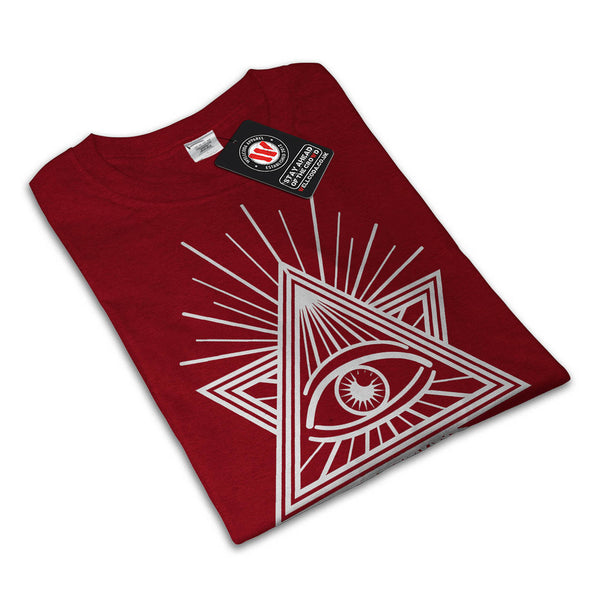 Illuminati Eye Prism Mens T-Shirt