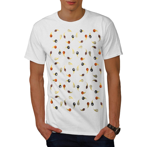 Flaming Ball Art Mens T-Shirt