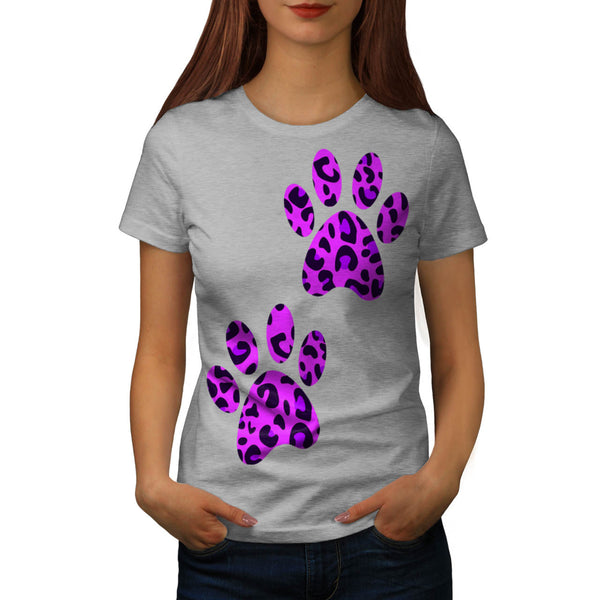 Animal Footprint Womens T-Shirt