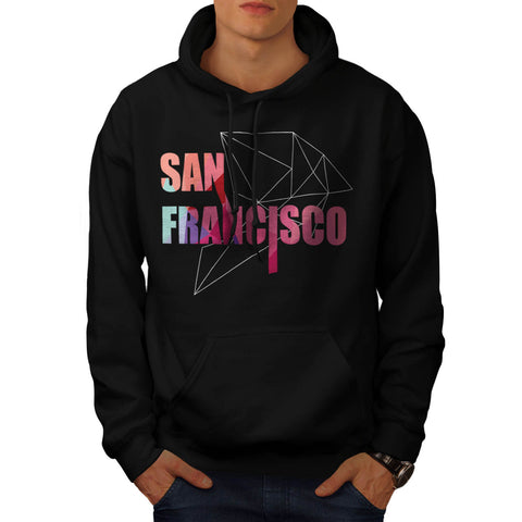 San Francisco City USA Mens Hoodie