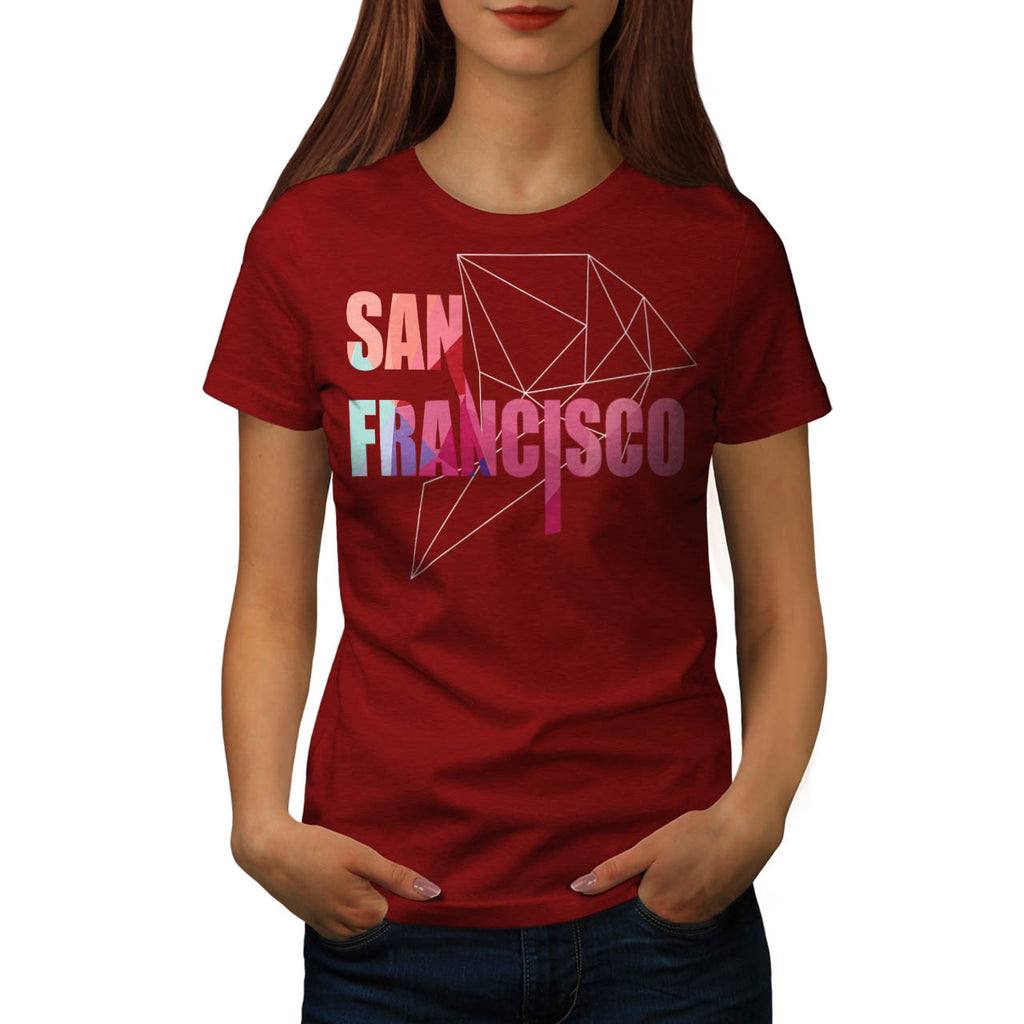 San Francisco City USA Womens T-Shirt