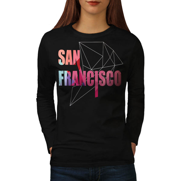 San Francisco City USA Womens Long Sleeve T-Shirt