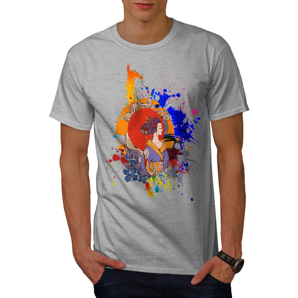 Japan Woman Beauty Mens T-Shirt