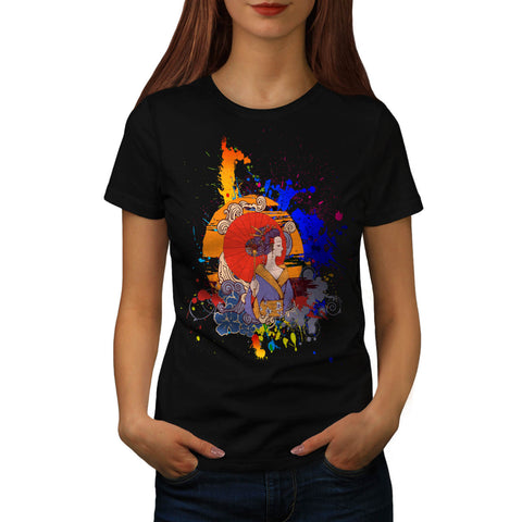 Japan Woman Beauty Womens T-Shirt