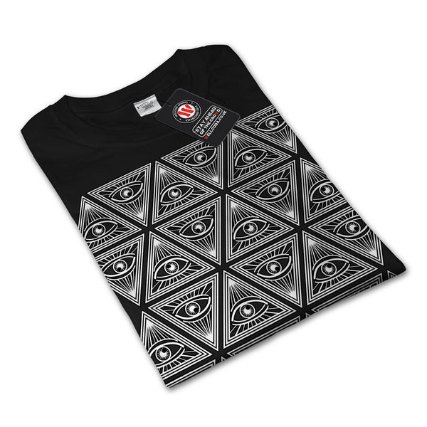 Illuminati Style Mens Long Sleeve T-Shirt