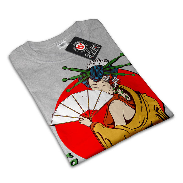 Chinese Geisha Charm Mens T-Shirt