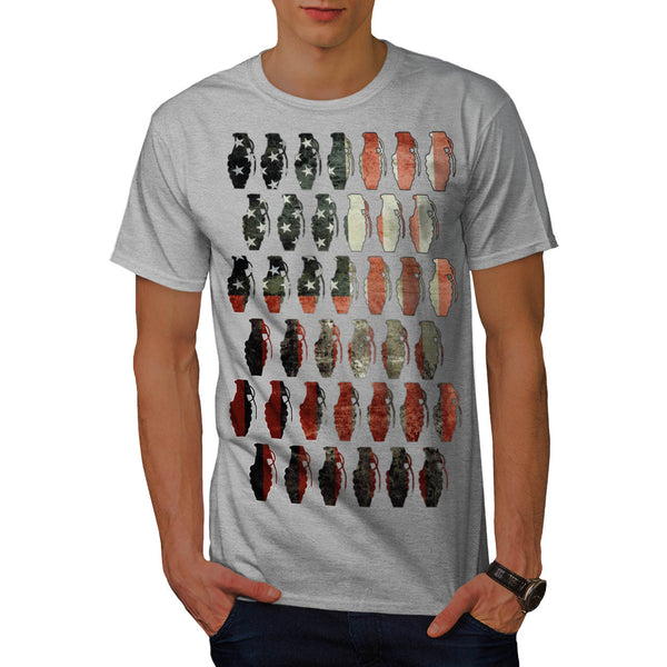 USA Bomb Explosion Mens T-Shirt