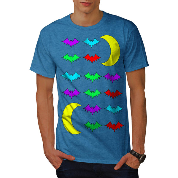 Bat In Moonlight Mens T-Shirt