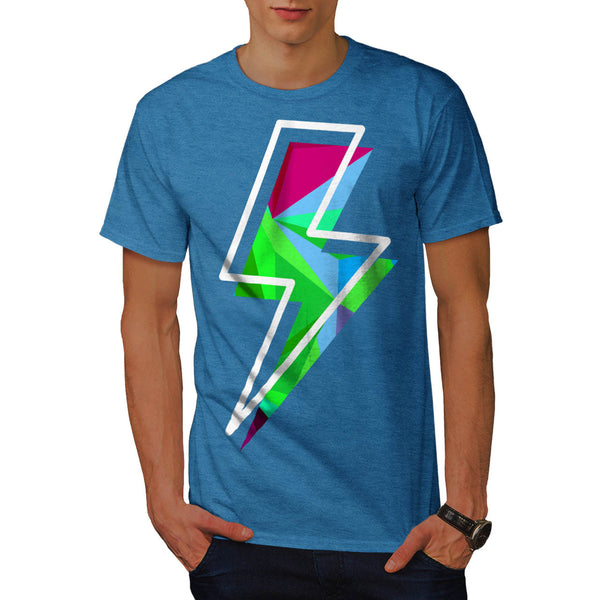 Lightining Bolt Sign Mens T-Shirt