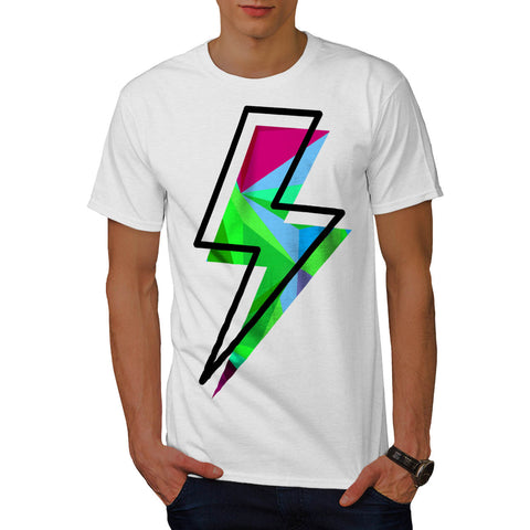 Lightining Bolt Sign Mens T-Shirt