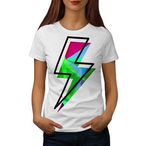 Lightining Bolt Sign Womens T-Shirt