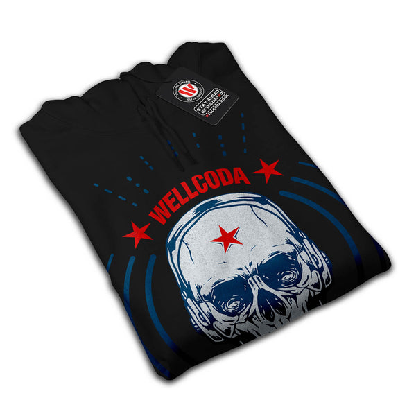 Skeleton Head Face Mens Hoodie