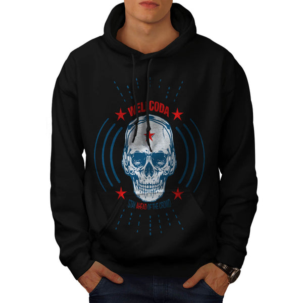 Skeleton Head Face Mens Hoodie