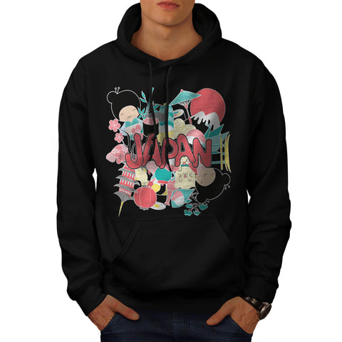 Japan Cartoon Culture Mens Hoodie