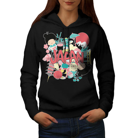 Japan Cartoon Culture Womens Hoodie