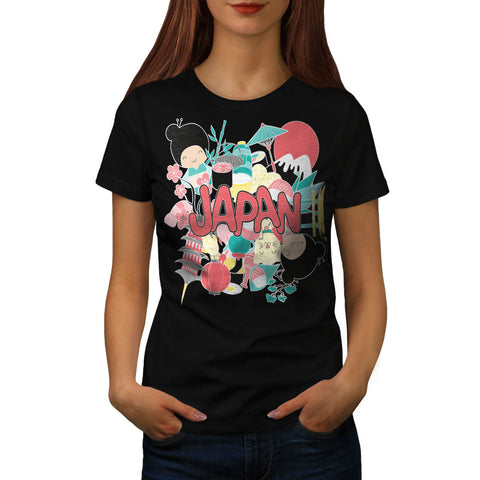 Japan Cartoon Culture Womens T-Shirt