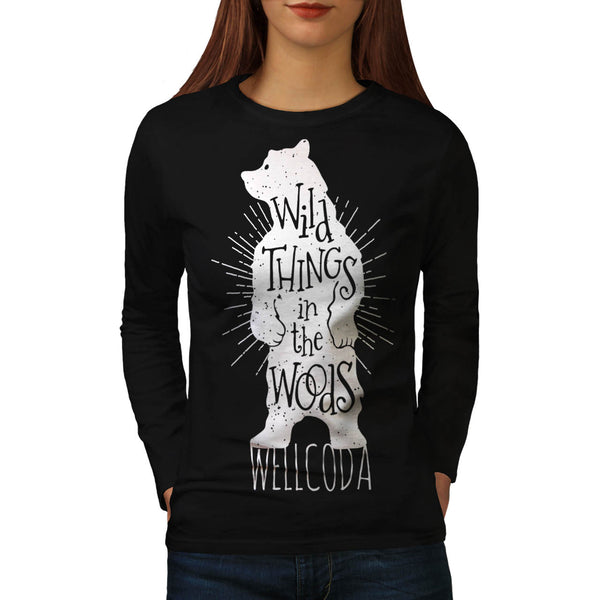 Wild Thing Poster Womens Long Sleeve T-Shirt