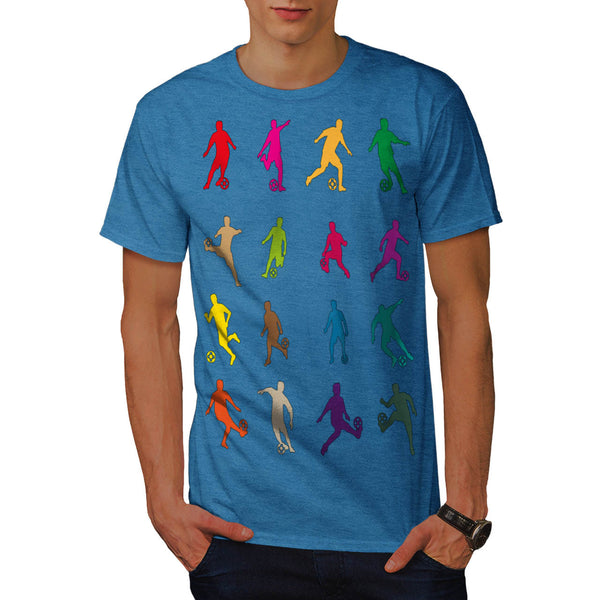 Footbal Play Figure Mens T-Shirt