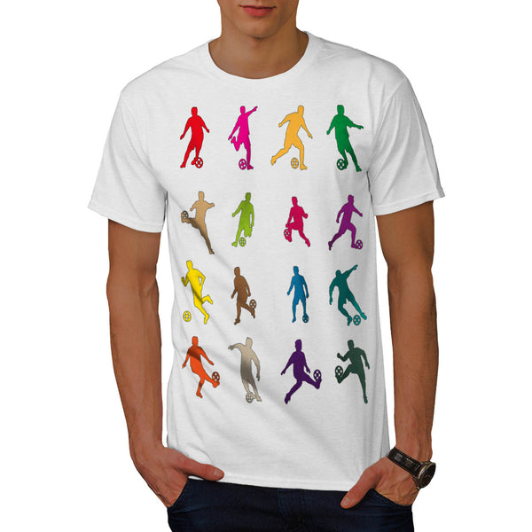 Footbal Play Figure Mens T-Shirt