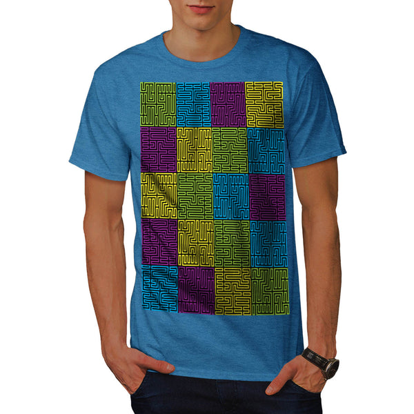 Multiple Labyrinth Mens T-Shirt